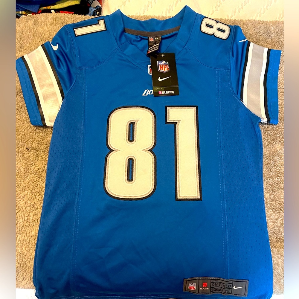 Women’s Detroit Lions Calvin Johnson Jersey-Small